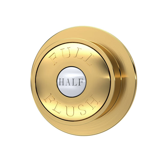  Hudson Reed Brushed Brass Dual Flush Button - Brushed Brass