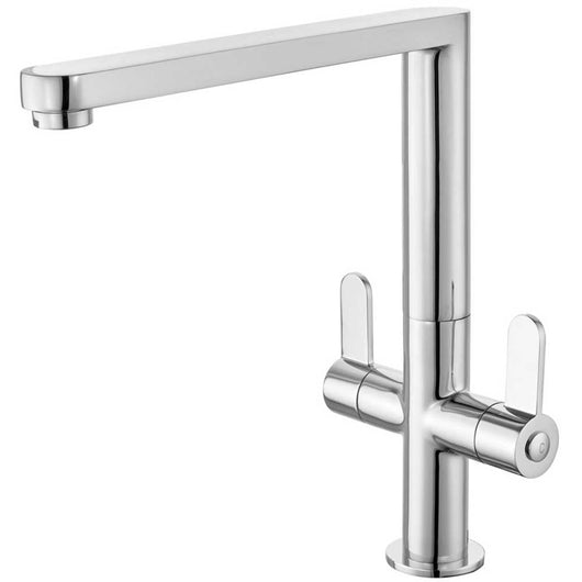  Tre Mercati Fritella Chrome Modern Deck Mounted Sink Mixer Tap