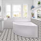 Trojan Laguna Double Ended Corner Bath 1350mm x 1350mm - No Tap Hole - welovecouk
