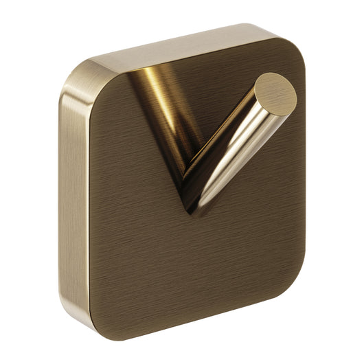  Trisen Single Robe Hook - Brushed Brass