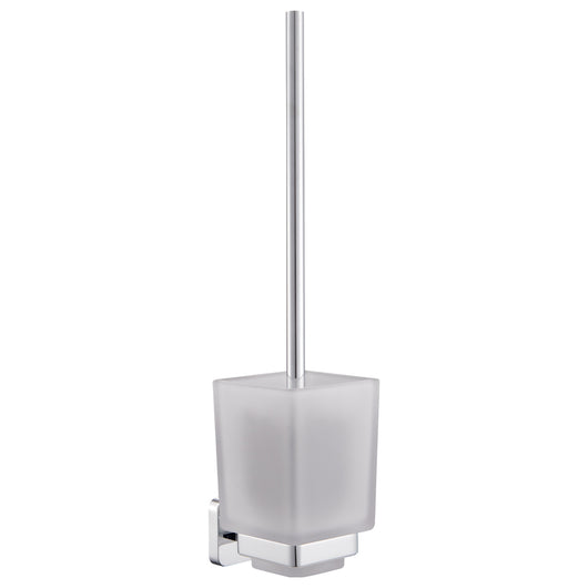 Trisen Toilet Brush Holder With Glass - Chrome