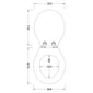 Bayswater Victrion Toilet Seat - White