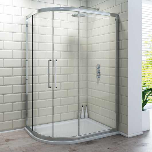  Synergy Vodas 8 Framed Offset Quad Enclosure 1900(H) 1200 x 900mm - welovecouk