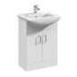 Percussion 550mm Floor Standing Basin Vanity Unit - White
