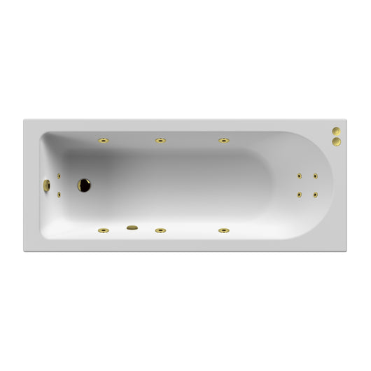  PSignature Single Ended Whirlpool Bath - 1700 x 700mm - welovecouk
