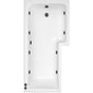 L Shaped Whirlpool Bath - 1600mm