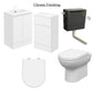 SDG Waterproof 1100mm Combination Pack  - Gloss White - welovecouk