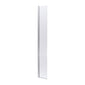 Showerworx 300mm Hinged Flipper Screen with Support Bar - Polished Chrome