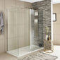 1400 x 800mm Walk-In 8mm Enclosure with Stone Shower Tray Pack