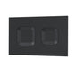 Maya Concealed Cistern Frames Wall Hung Pan with Soft Close Seat - Square Plate