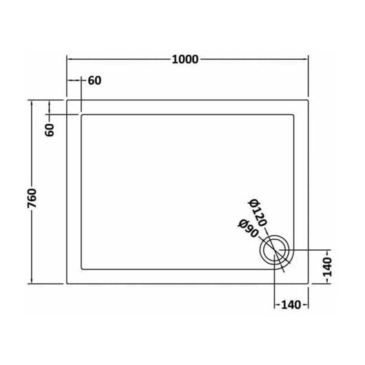  Rectangular Easy Plumb Stone Shower Trays - welovecouk