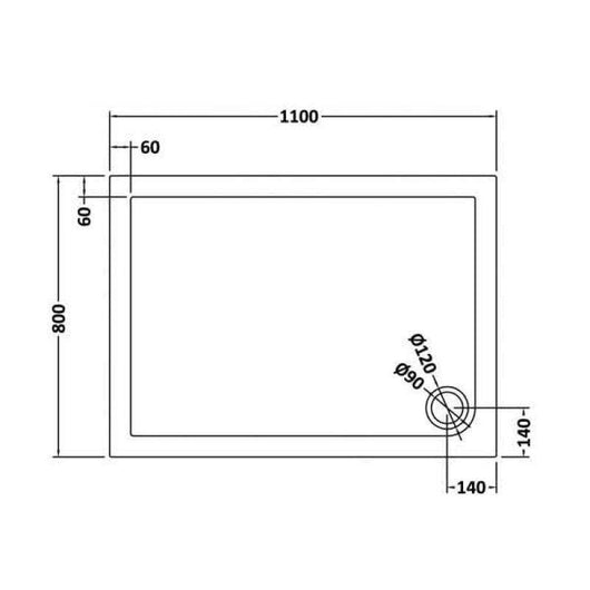  Rectangular Slate Grey Stone Shower Trays - welovecouk
