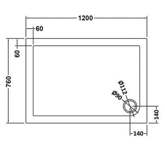  Rectangular Slate Grey Stone Shower Trays - welovecouk