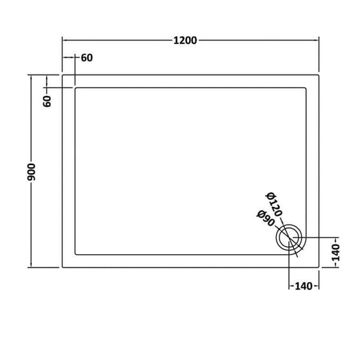  Rectangular Easy Plumb Slate Grey Stone Shower Trays - welovecouk