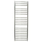 Reina Eos Curved Polished Steel Heated Towel Rail - welovecouk