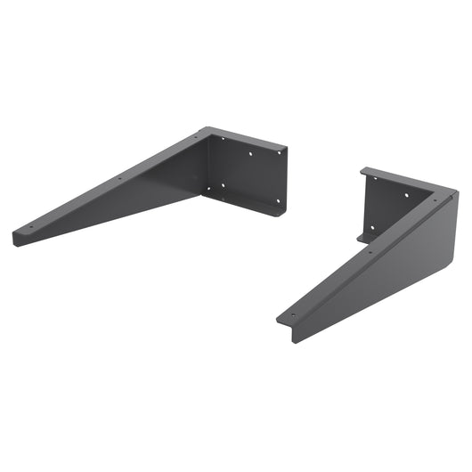  Hudson Reed Shelf Support Brackets  - Dark Grey