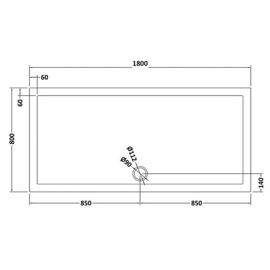  Large Rectangular Stone Shower Trays - welovecouk