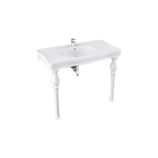  RAK 1050mm Console Deluxe Basin with Ceramic Legs - 1 Tap Hole