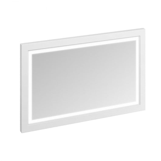  Burlington 1200mm Wooden Framed Mirror with LED Illumination - White