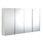 Nova Gloss White 1200mm 2 Door Mirror Cabinet