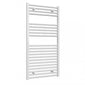 Reina Diva Vertical Flat Heated Towel Rail - White - 1200 x 600mm