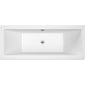 Pearl Square Double Ended Acrylic Bath - 1700 x 700mm - welovecouk