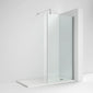 1700 x 700mm Stone Walk-In Shower Tray & 8mm Screen Pack