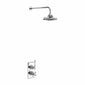 Burlington Trent Concealed Thermostatic Shower Kit with Airburst Shower Head