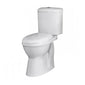 Nuie Comfort Height Close Coupled Toilet with WC Single Flush Push Button Cistern & Soft Close Seat