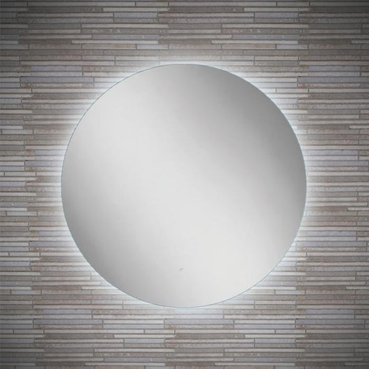  DesignCo Point 600mm Round Illuminated LED Mirror - welovecouk