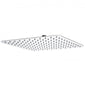 Nuie 400mm Slim Square Fixed Shower Head Stainless Steel
