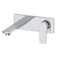 RAK Blade Chrome Wall Mounted Basin Mixer Tap with Back Plate