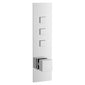 Casella Press Thermostatic Concealed 3 Outlet Shower Valve Single Handle Square