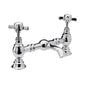 Nuie Beaumont Luxury 2-Hole Basin Mixer Tap Deck Mounted