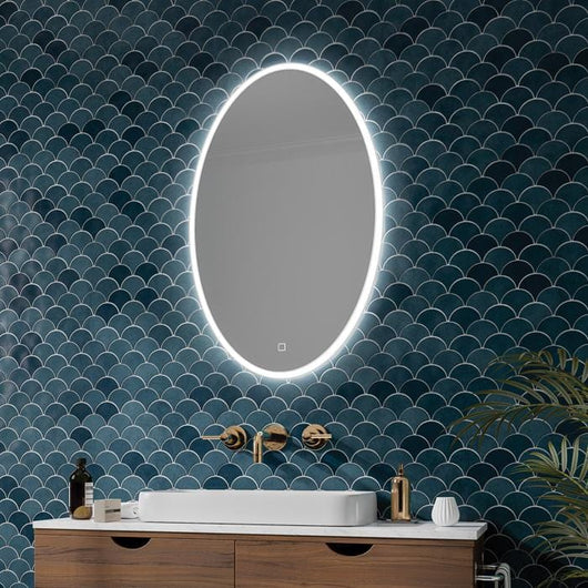  DesignCo Ovale 800mm Illuminated LED Mirror - welovecouk
