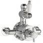 Nuie Beaumont Exposed Chrome Shower Valve Dual Handle