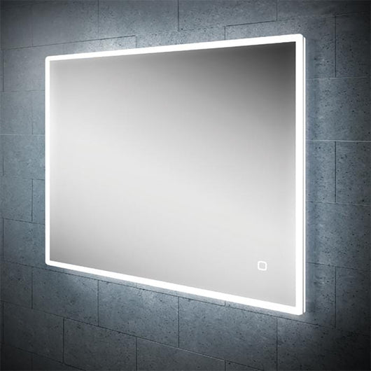  DesignCo Lyra 800mm Rectangular Illuminated LED Mirror - welovecouk
