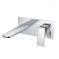 RAK Moon Wall Mounted Chrome Basin Mixer Tap with Back Plate