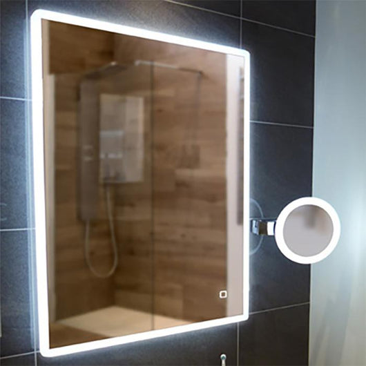  DesignCo Lyra 600mm Rectangular Illuminated LED Mirror - welovecouk