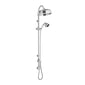 Nuie Traditional Shower Riser Kit with Drencher Head, Handset & Elbow