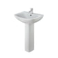 Brava Close Coupled Toilet & 545mm Full Pedestal Basin - welovecouk