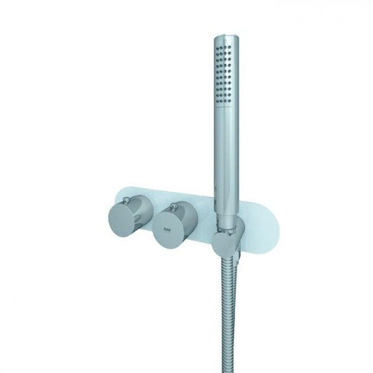  RAK Feeling Thermostatic Round Dual Outlet Concealed Shower Valve with Handset