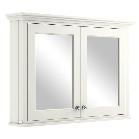  Bayswater 1050mm Mirrror Wall Cabinet - Pointing White - welovecouk