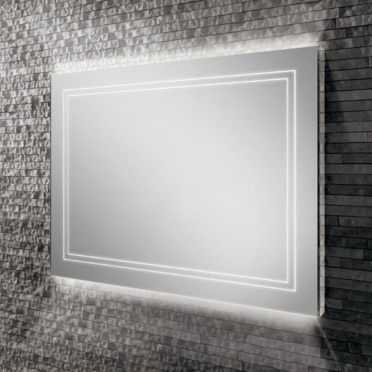  DesignCo Frame 800mm Illuminated LED Backlit Mirror - welovecouk