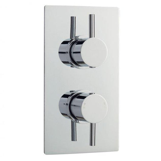  Nuie Quest Rectangular Concealed Shower Valve with Diverter Dual Handle Chrome