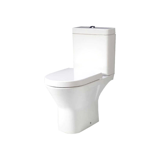  RAK Resort Mini Rimless Close Coupled Toilet & Soft Close Seat - 600mm Short Projection