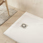 RAK Feeling Rectangular 1600 x 900mm Stone Shower Tray - Solid White