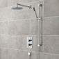 Nuie Contemporary 345mm Wall Mounted Chrome Shower Arm