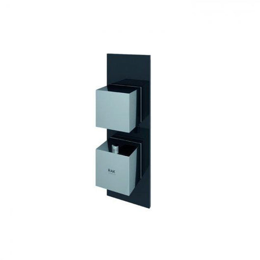  RAK Feeling Thermostatic Square Single Outlet Concealed Shower Valve - welovecouk
