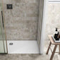 RAK Feeling Bathtub Replacement Rectangular 1700 x 900mm Stone Shower Tray - Solid White